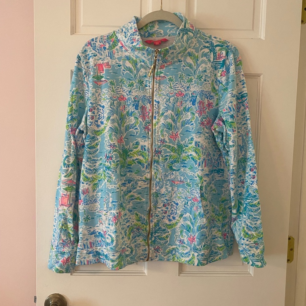Lilly Pulitzer full zip jacket